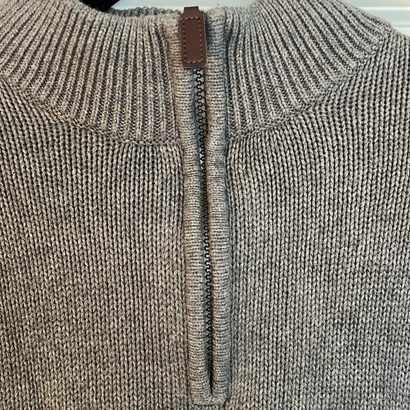 Chaps Quarter Zip Men’s Sweater - Picture 4 of 6